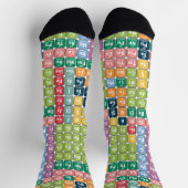 要素パターンの周期表 ソックス (上部)