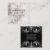 要素ファンシー大理石 スクエア名刺 (正面/裏面)