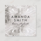 要素ファンシー大理石 スクエア名刺 (正面)