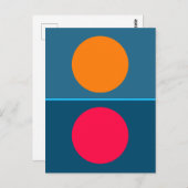 要素円 ポストカード (正面/裏面)