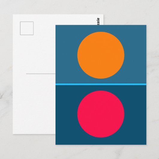 要素円 ポストカード (正面/裏面)