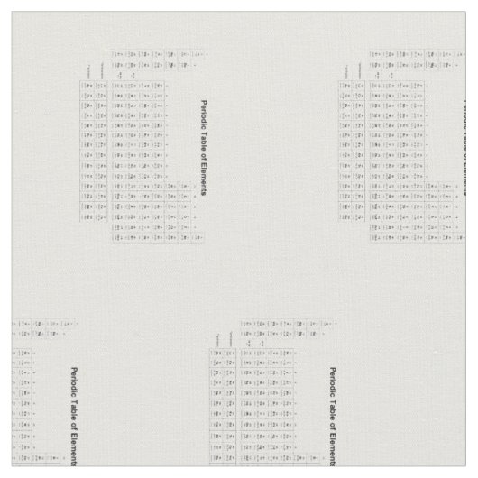 要素化学図表科学の周期表 ファブリック (クローズアップ)