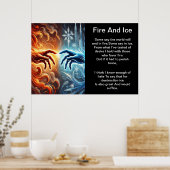 要素受け入れ:火と氷 ポスター (キッチン)