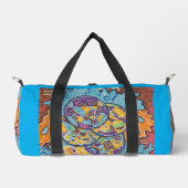 要素抽象芸術サーフ ダッフルバッグ (正面)