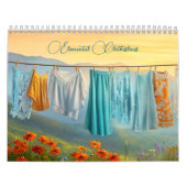 要素物干し線 カレンダー (カバー)