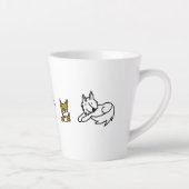 要素犬 カフェラテマグ (右)