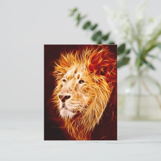 要素獅子 ポストカード (スタンド正面)