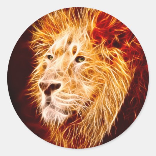 要素獅子 ラウンドシール (正面)
