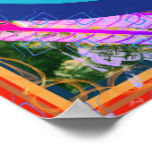 要素空中瞑想支援タトバブルーサークル ポスター (角)