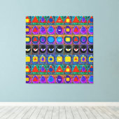 要素記号パターンメディテーション支援タトバ キャンバスプリント (インサイチュ (ウッドフロア))