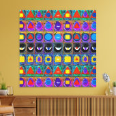 要素記号パターンメディテーション支援タトバ キャンバスプリント (インサイチュ (リビング))