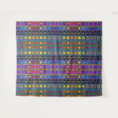 要素記号パターンメディテーション支援タトバ タペストリー (正面(横))