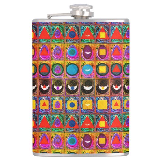 要素記号パターンメディテーション支援タトバ フラスク (正面)