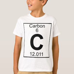 要素006 - C -カーボン(完全な) Tシャツ