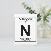要素007 - N – 窒素（フル） ポストカード (スタンド正面)