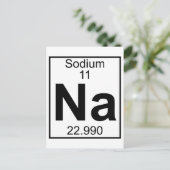 要素011 - Na – ナトリウム（フル） ポストカード (スタンド正面)