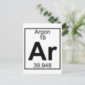 要素018 - Ar – アルゴン(フル) ポストカード (スタンド正面)