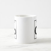 要素027 -共同コバルト(完全な) コーヒーマグカップ (中央)