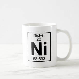 要素028 - NI -ニッケル(完全な) コーヒーマグカップ