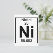 要素028 - Ni – ニッケル（完全） ポストカード (スタンド正面)