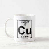 要素029 - CU -銅(完全な) コーヒーマグカップ (左)