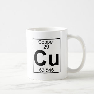 要素029 - CU -銅(完全な) コーヒーマグカップ