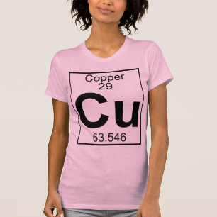 要素029 - CU -銅(完全な) Tシャツ
