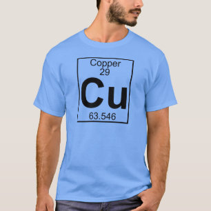 要素029 - CU -銅(完全な) Tシャツ