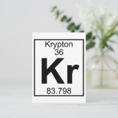 要素036 - Kr – クリプトン（フル） ポストカード (スタンド正面)