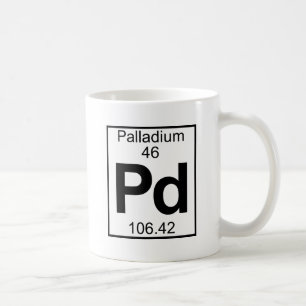 要素046 - Pd -パラジウム(完全な) コーヒーマグカップ
