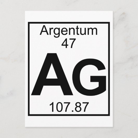 要素047 - Ag - Argentum （フル） ポストカード (正面)