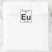 要素063 - Eu - Europium (フル) スクエアシール (バッグ)