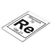 要素075 -再レニウム(完全な) ノートブック (左側)