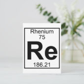 要素075 - Re - Rhenium （フル） ポストカード (スタンド正面)