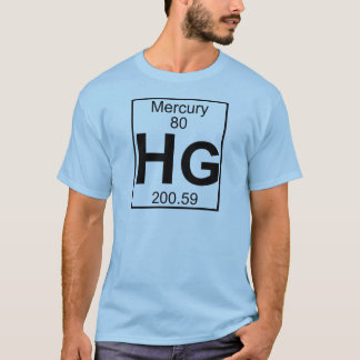 要素080 - Hg -水星(完全な) Tシャツ