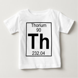要素090 - Th -トリウム(完全な) ベビーTシャツ