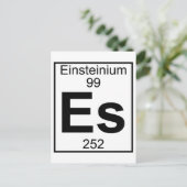 要素099 - Es - Einsteinium （フル） ポストカード (スタンド正面)