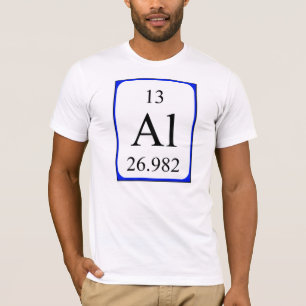 要素13のワイシャツ-アルミニウム白 Tシャツ