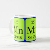 要素25マグカップ – マンガン コーヒーマグカップ (正面左)