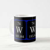 要素74 mug – タングステン コーヒーマグカップ (正面左)