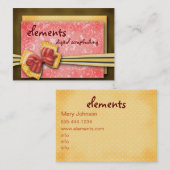 要素… 名刺 (正面/裏面)