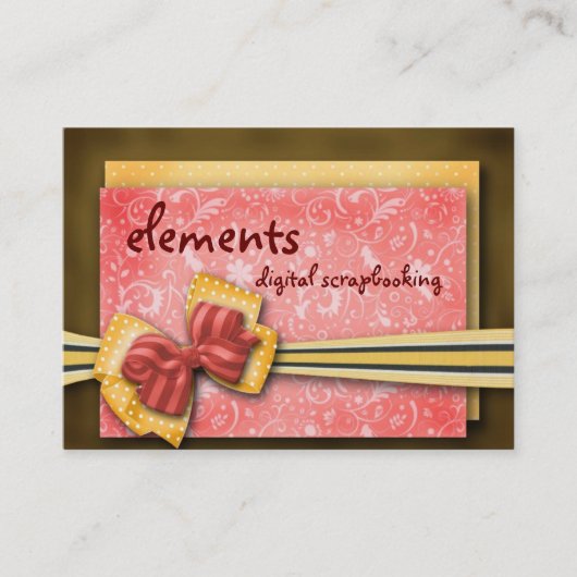 要素… 名刺 (正面)