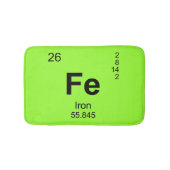 要素(鉄)の周期表 バスマット (正面)