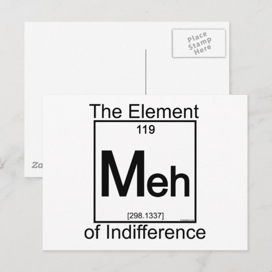 要素MEH ポストカード (正面/裏面)