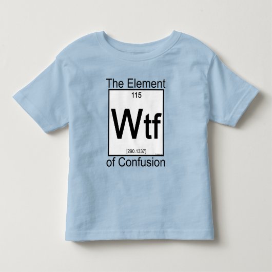要素WTF トドラーTシャツ (正面)