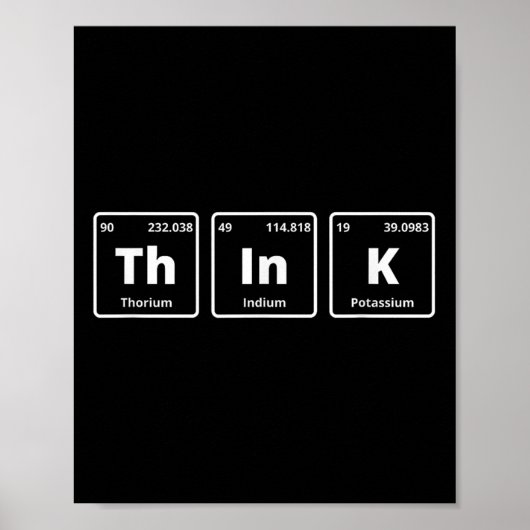 要考えおもしろい素の周期表 ポスター (正面)