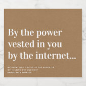 要職おもしろい案クラフト ビールラベル (シングルラベル)