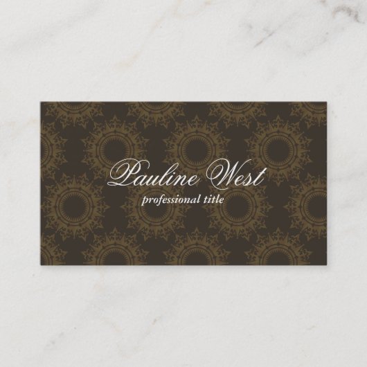 要華美素パターン 名刺 (正面)