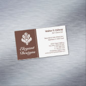 要華美素 |ブラウン マグネット名刺 (インサイチュ)