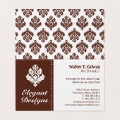 要華美素 |ブラウン 名刺 (外部フラット)